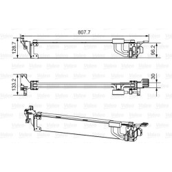 Alyvos aušintuvas, variklio alyva VALEO 818248