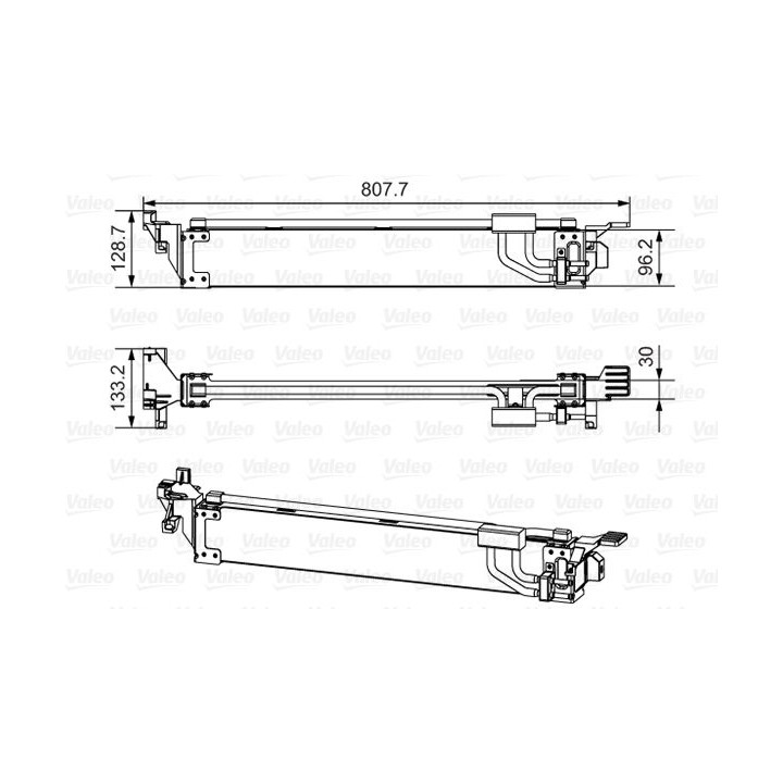 Alyvos aušintuvas, variklio alyva VALEO 818248
