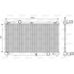 Radiatorius, variklio aušinimas VALEO 701572