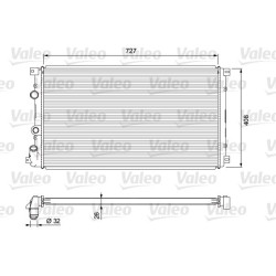 Radiatorius, variklio aušinimas VALEO 701725