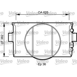 Radiatorius, variklio aušinimas VALEO 730334