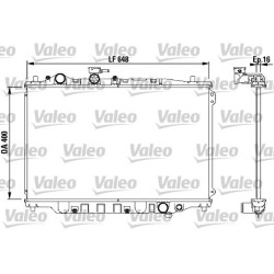 Radiatorius, variklio aušinimas VALEO 730440