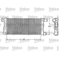 Radiatorius, variklio aušinimas VALEO 730520