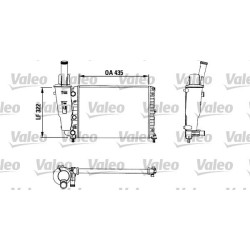 Radiatorius, variklio aušinimas VALEO 730976