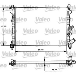 Radiatorius, variklio aušinimas VALEO 731128