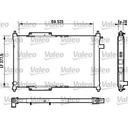 Radiatorius, variklio aušinimas VALEO 731818
