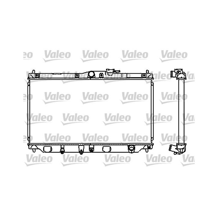 Radiatorius, variklio aušinimas VALEO 732323