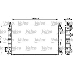 Radiatorius, variklio aušinimas VALEO 732878