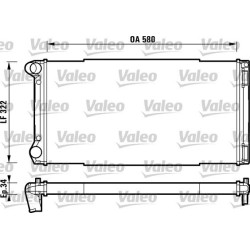 Radiatorius, variklio aušinimas VALEO 732913