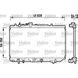 Radiatorius, variklio aušinimas VALEO 734121