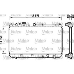 Radiatorius, variklio aušinimas VALEO 734122