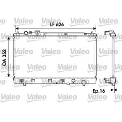 Radiatorius, variklio aušinimas VALEO 734126