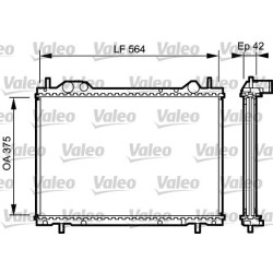 Radiatorius, variklio aušinimas VALEO 734220