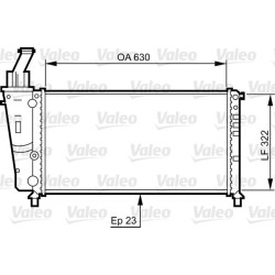 Radiatorius, variklio aušinimas VALEO 734221