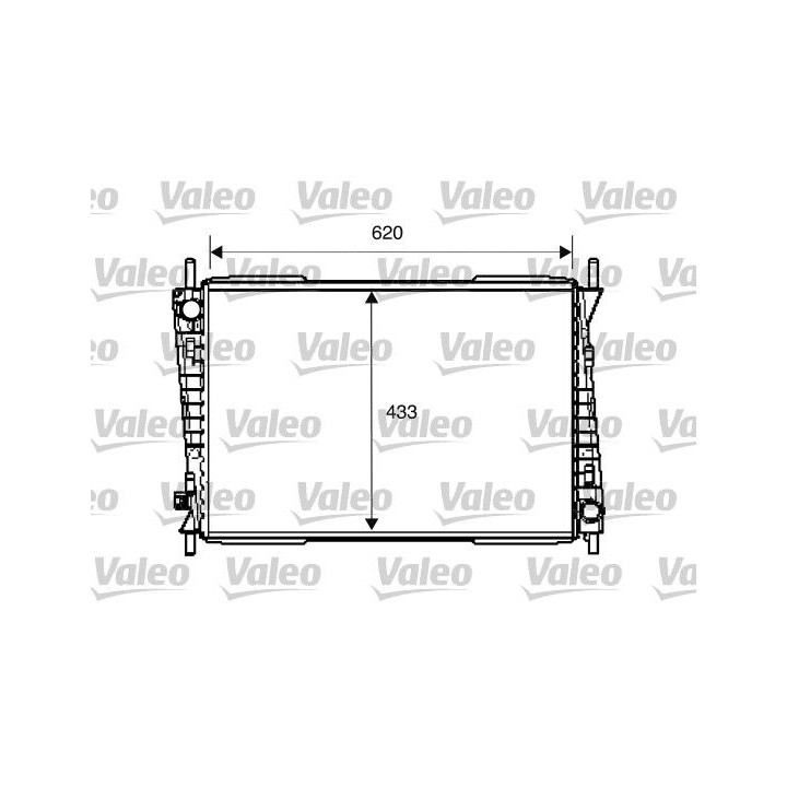 Radiatorius, variklio aušinimas VALEO 734785