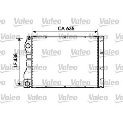 Radiatorius, variklio aušinimas VALEO 734828