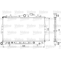 Radiatorius, variklio aušinimas VALEO 734956