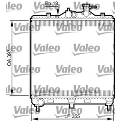 Radiatorius, variklio aušinimas VALEO 735522