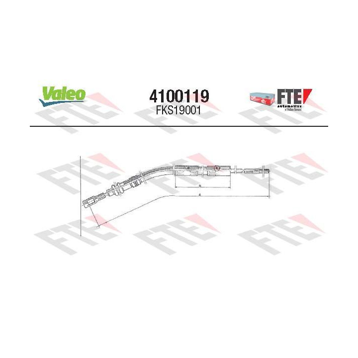 Sankabos trosas VALEO 4100119