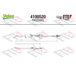 Sankabos trosas VALEO 4100520