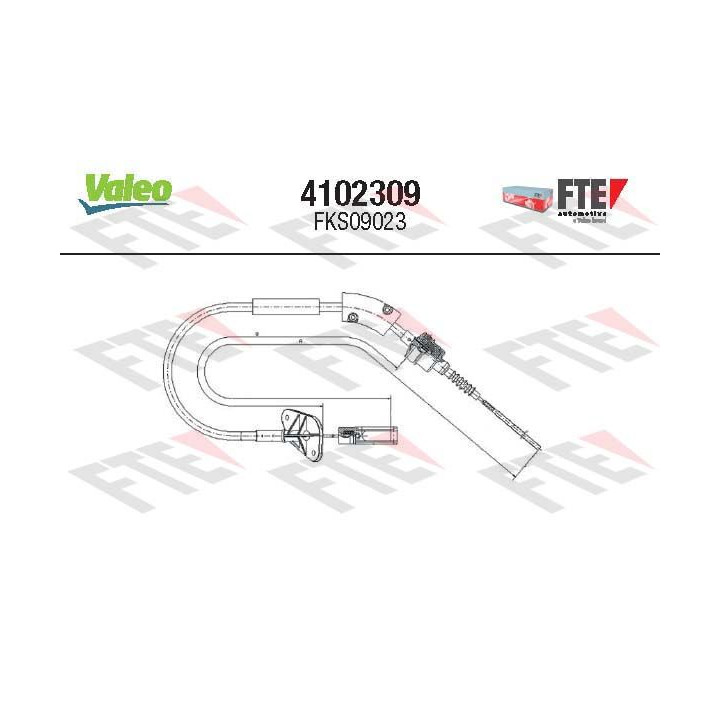 Sankabos trosas VALEO 4102309