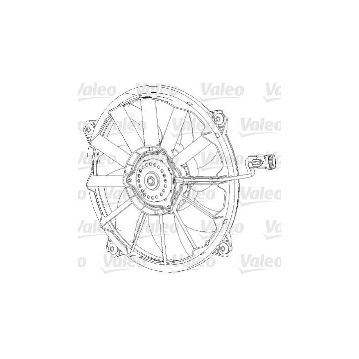 Ventiliatorius, radiatoriaus VALEO 696091