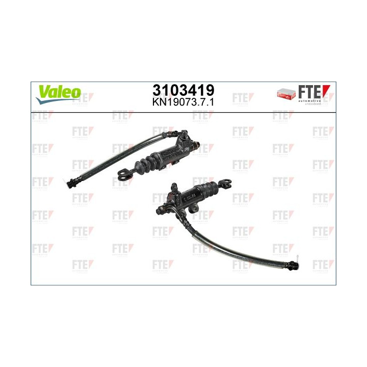 Darbinis cilindras, sankaba VALEO 3103419