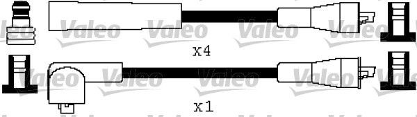 Uždegimo laido komplektas VALEO 346392