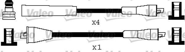Uždegimo laido komplektas VALEO 346514