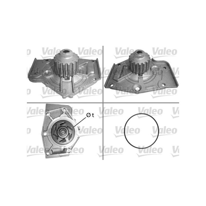 Vandens siurblys, variklio aušinimas VALEO 506004