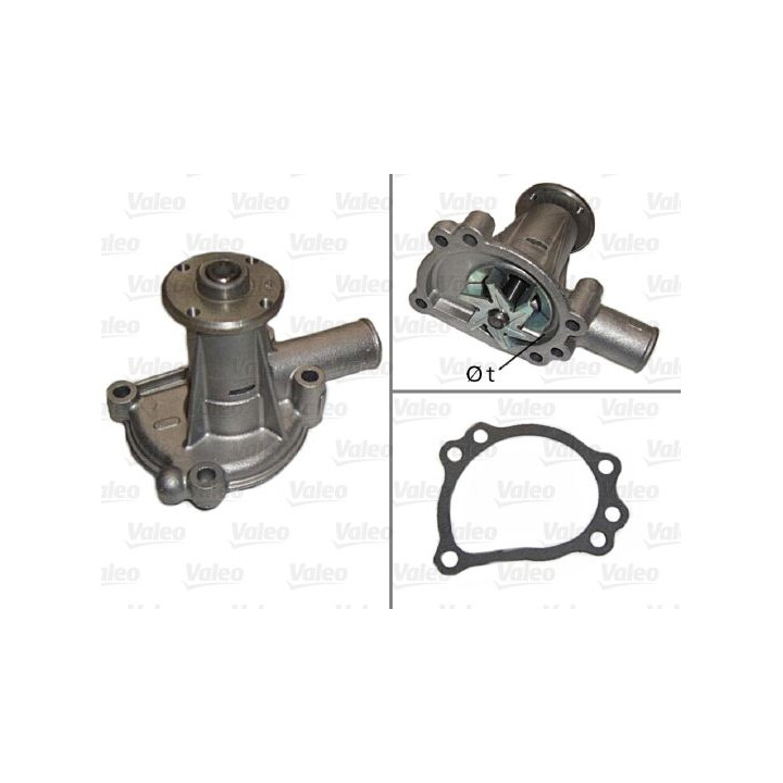 Vandens siurblys, variklio aušinimas VALEO 506016