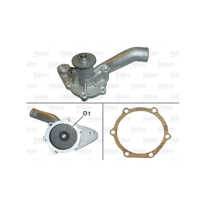 Vandens siurblys, variklio aušinimas VALEO 506025
