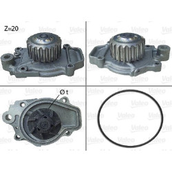 Vandens siurblys, variklio aušinimas VALEO 506028