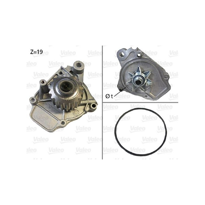 Vandens siurblys, variklio aušinimas VALEO 506045
