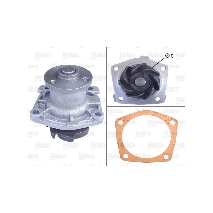 Vandens siurblys, variklio aušinimas VALEO 506063