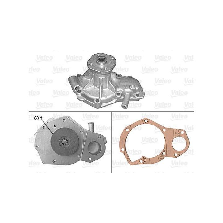 Vandens siurblys, variklio aušinimas VALEO 506074