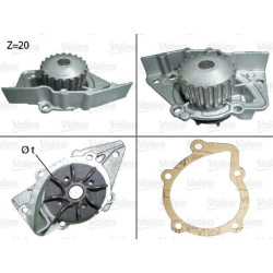 Vandens siurblys, variklio aušinimas VALEO 506117