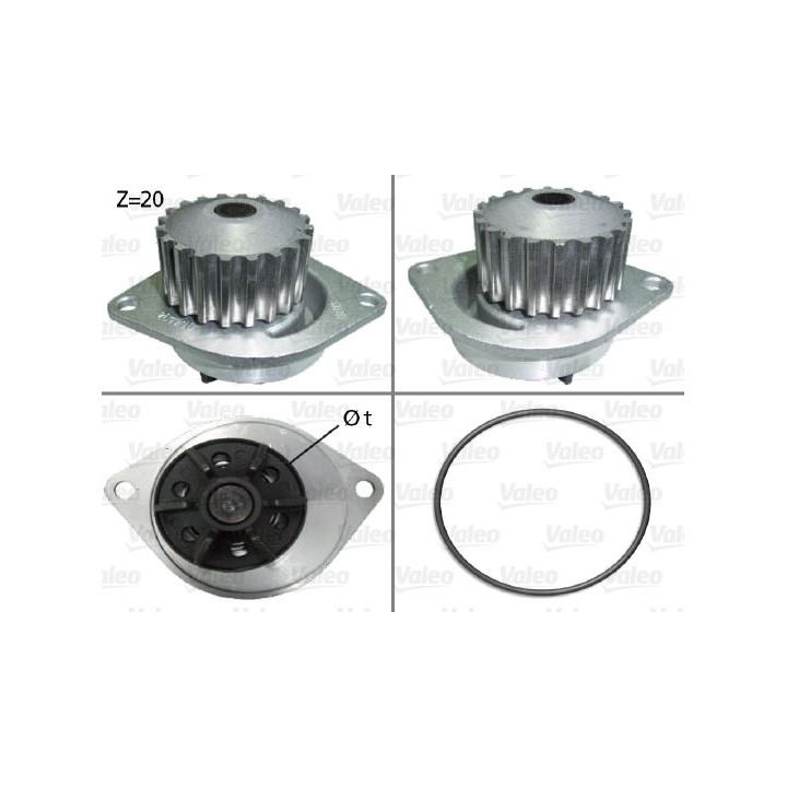 Vandens siurblys, variklio aušinimas VALEO 506290