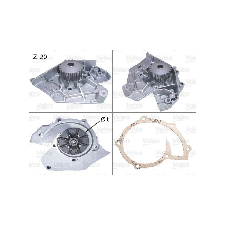 Vandens siurblys, variklio aušinimas VALEO 506291