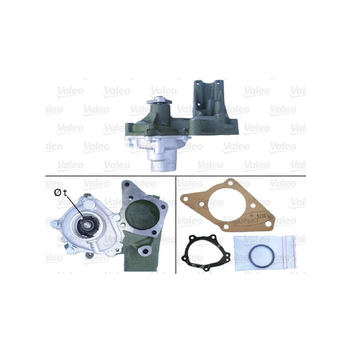 Vandens siurblys, variklio aušinimas VALEO 506293