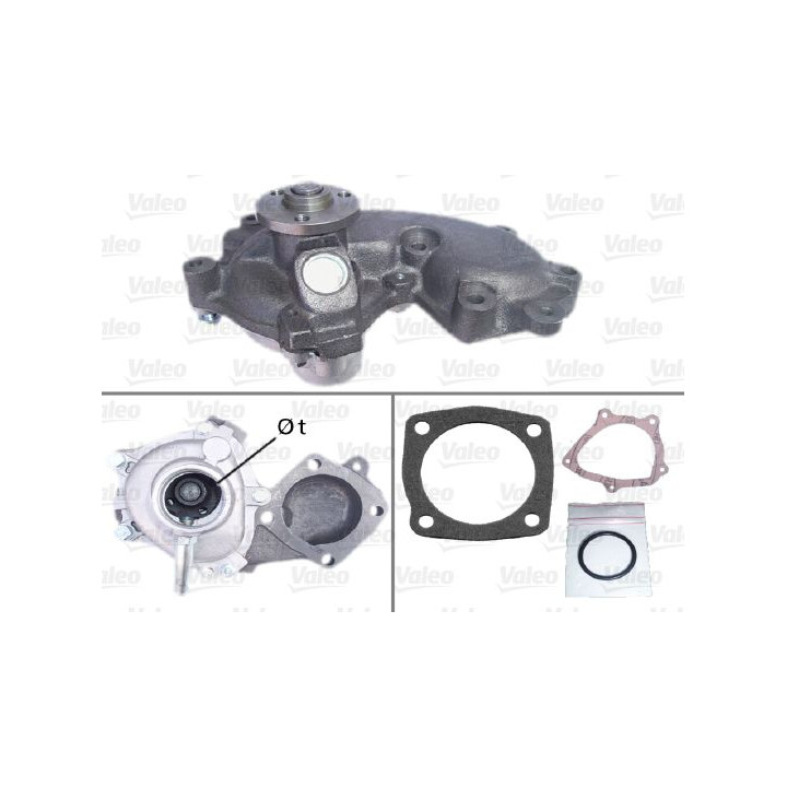 Vandens siurblys, variklio aušinimas VALEO 506298