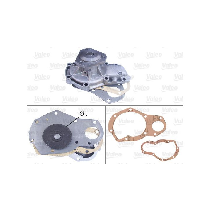 Vandens siurblys, variklio aušinimas VALEO 506311
