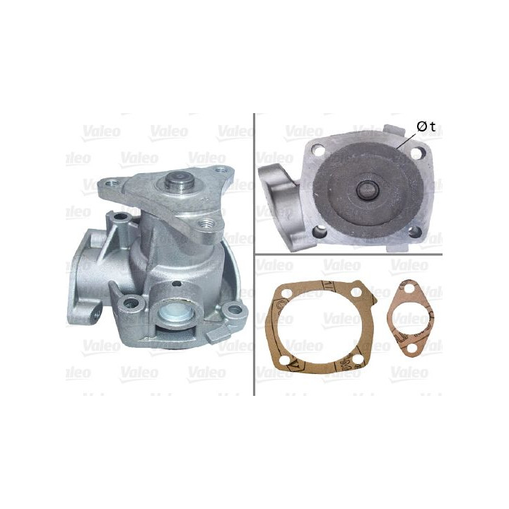 Vandens siurblys, variklio aušinimas VALEO 506335