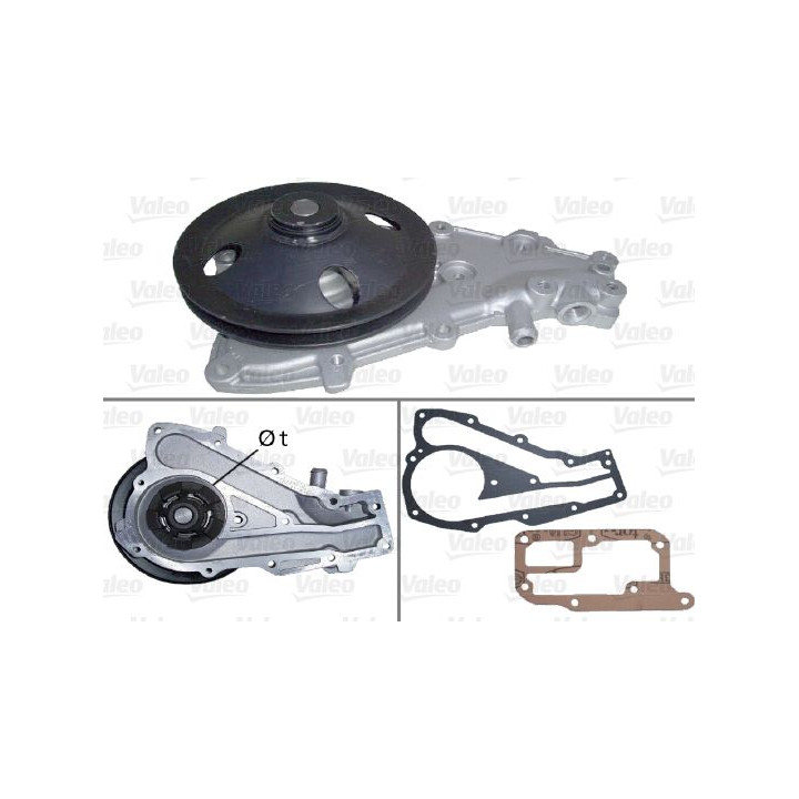 Vandens siurblys, variklio aušinimas VALEO 506347