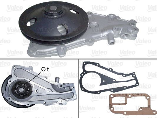 Vandens siurblys, variklio aušinimas VALEO 506347