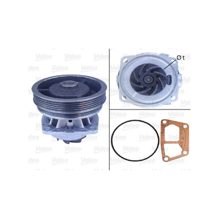 Vandens siurblys, variklio aušinimas VALEO 506379