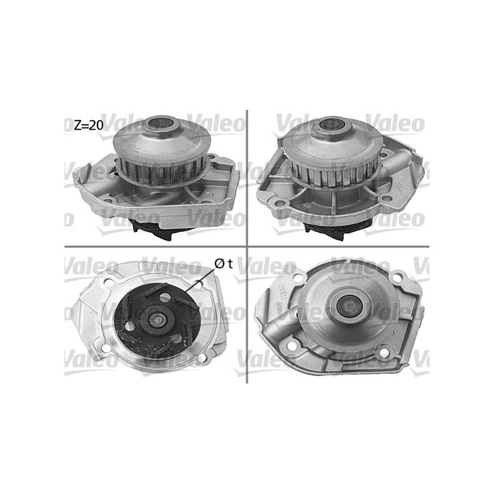 Vandens siurblys, variklio aušinimas VALEO 506397