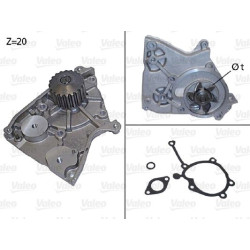 Vandens siurblys, variklio aušinimas VALEO 506400