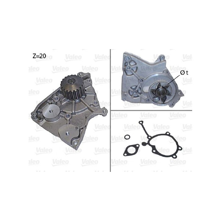 Vandens siurblys, variklio aušinimas VALEO 506400