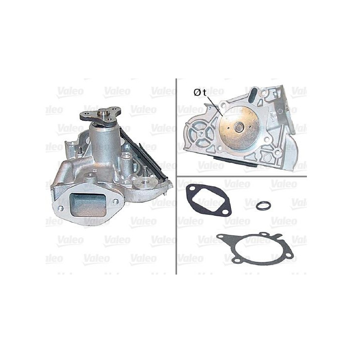 Vandens siurblys, variklio aušinimas VALEO 506401